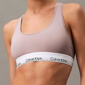 Calvin Klein Women's Modern Cotton Bralette F3785 - Sand Trap - NWT
